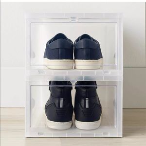 The Container Store Large Drop-Front Shoe Boxes